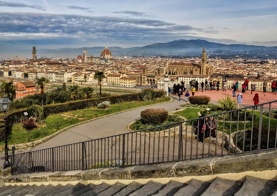Florence depuis la Piazzale Michelangelo : la plus belle vue panoramique